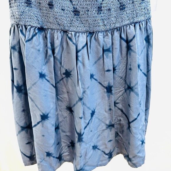 NWT SONOMA Women Sleeveless Pullover Square Neck Blue Rayon Shirt Plus Size 4X - Picture 3 of 14